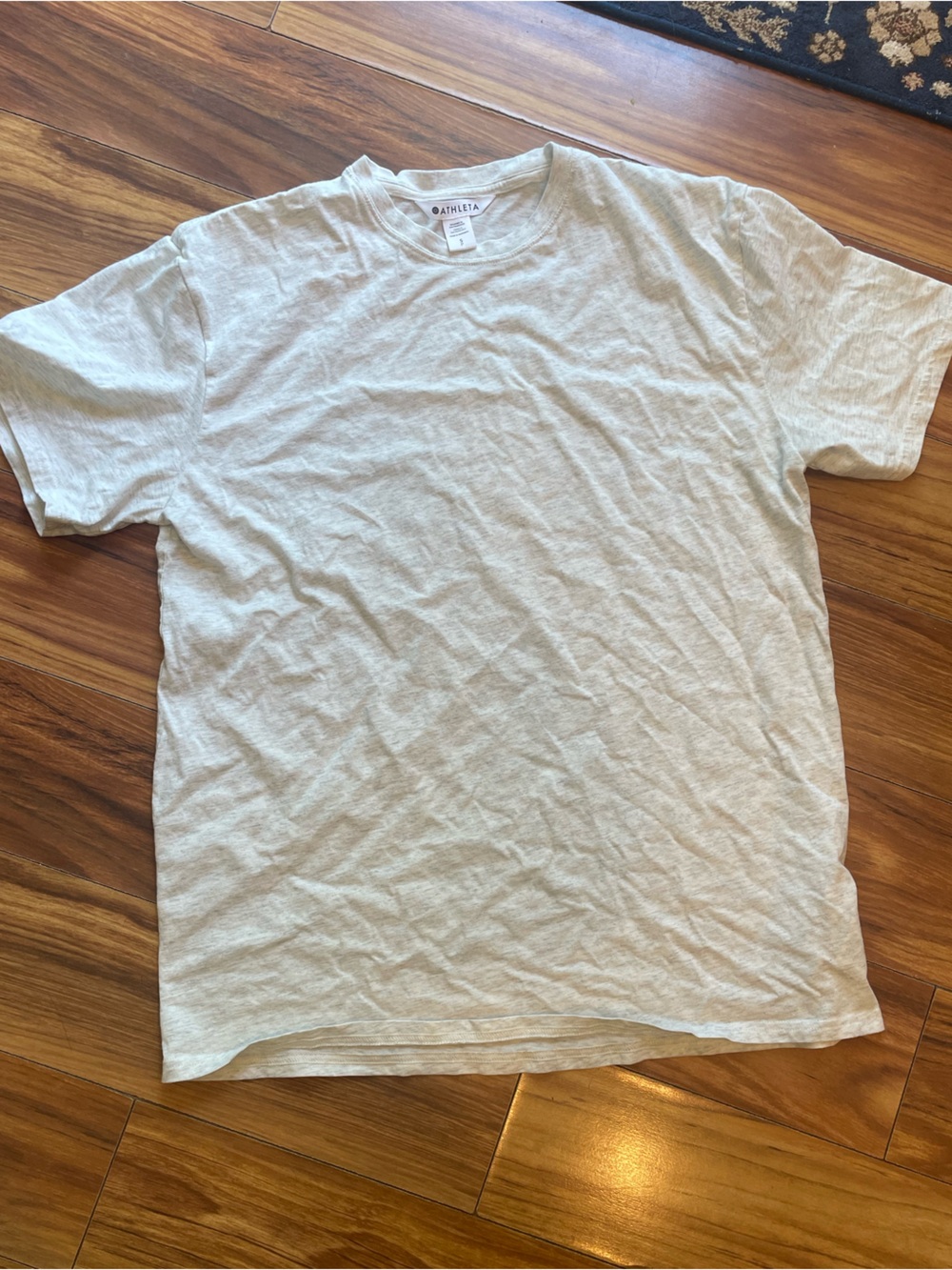 Athleta Heather-Gray Oversized Tshirt